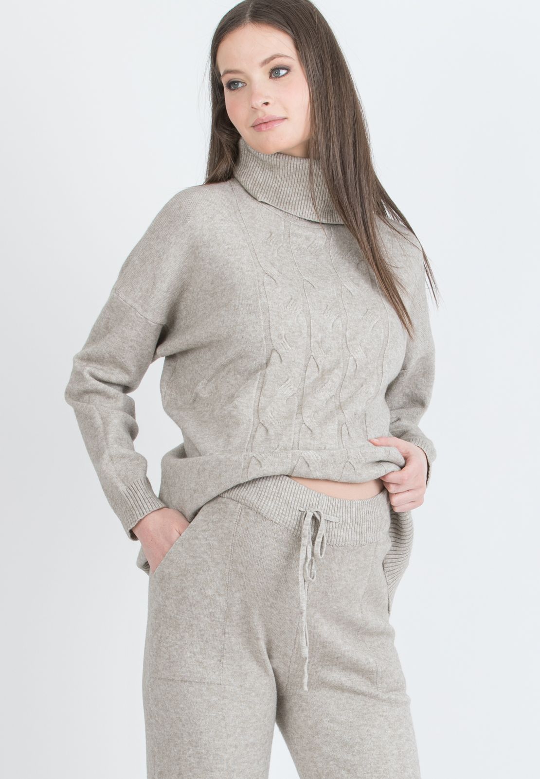 JUDE - Maternity Knitted Co-ord (Sabbia)