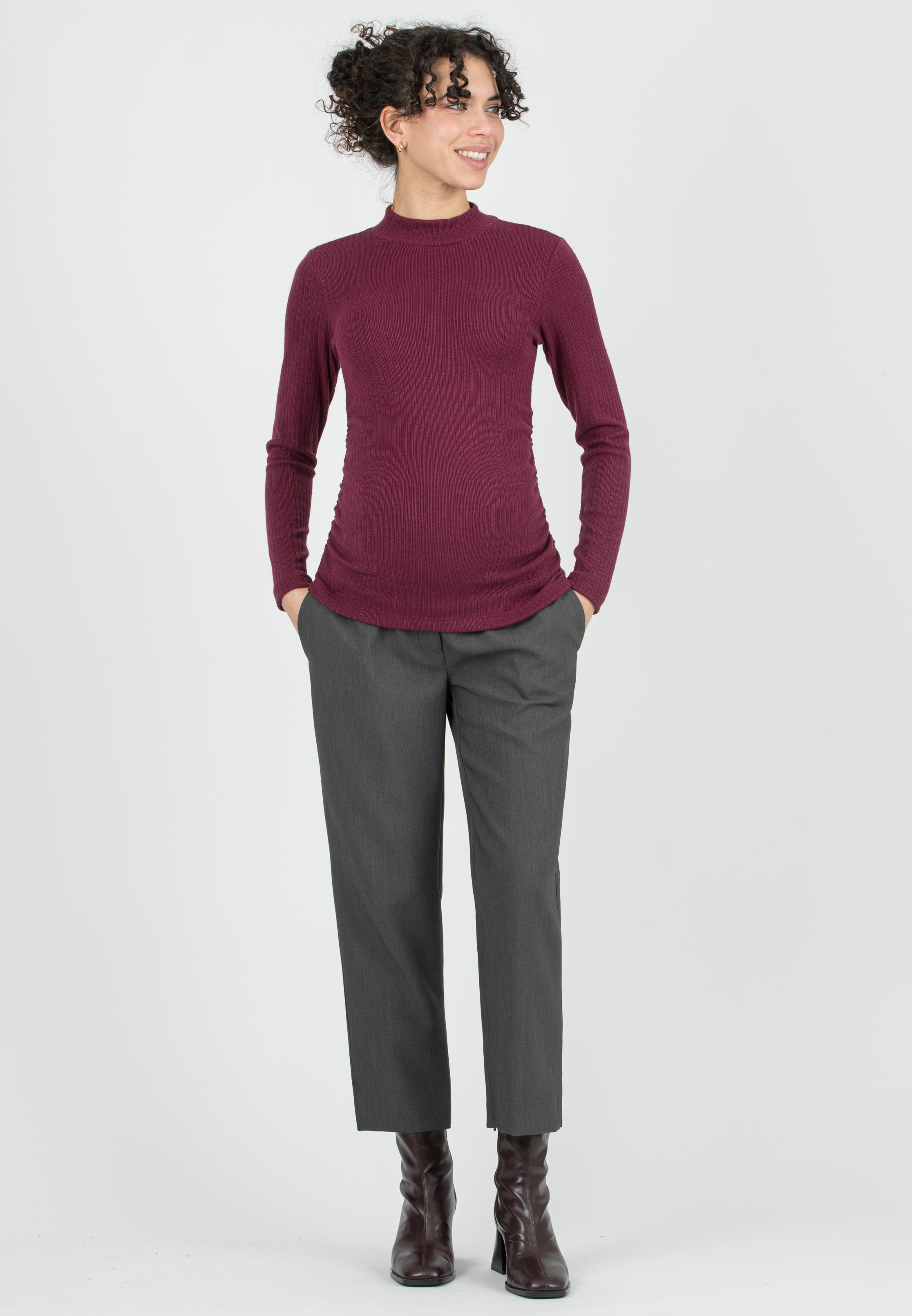 ROBIN - Maternity Trousers (Grigio Melange)